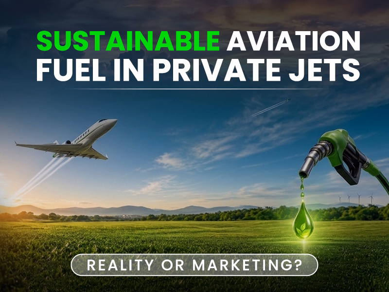 Sustainable Aviation Fuel in Private Jets: Reality or Marketing?