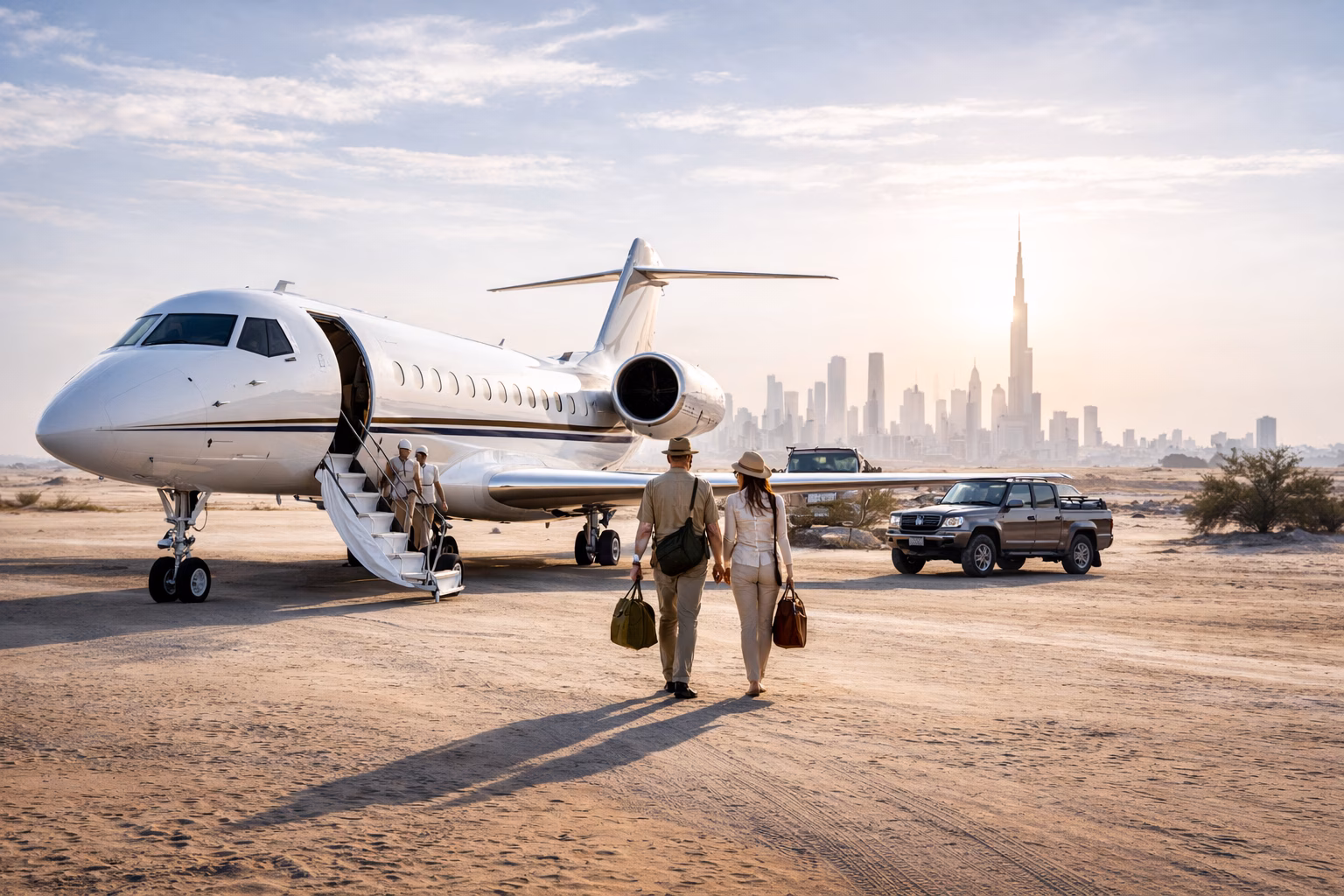 personal jet rental in Dubai